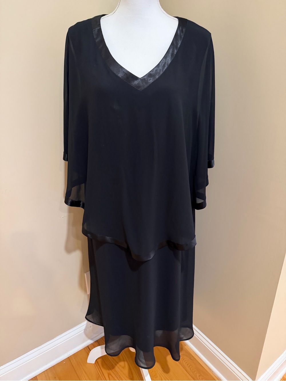 Vintage! Formal Dress with Sheer Layer